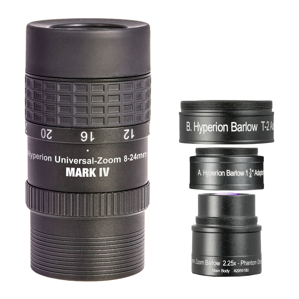 BAADER HYPERION ZOOM EYEPIECE WITH 2.25x BARLOW