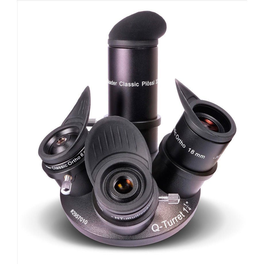 BAADER CLASSIC Q-TURRET EYEPIECE SET.
