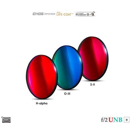 BAADER CMOS 3.5 / 4nm SHO F/2 HIGHSPEED FILTER SET.