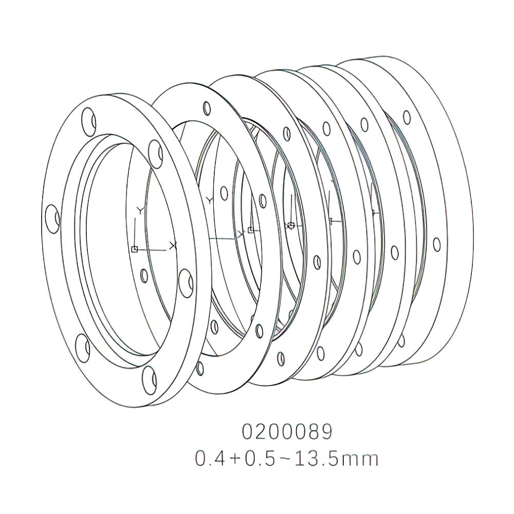 QHY SPACER RINGS SET - M54x0.75 020089.