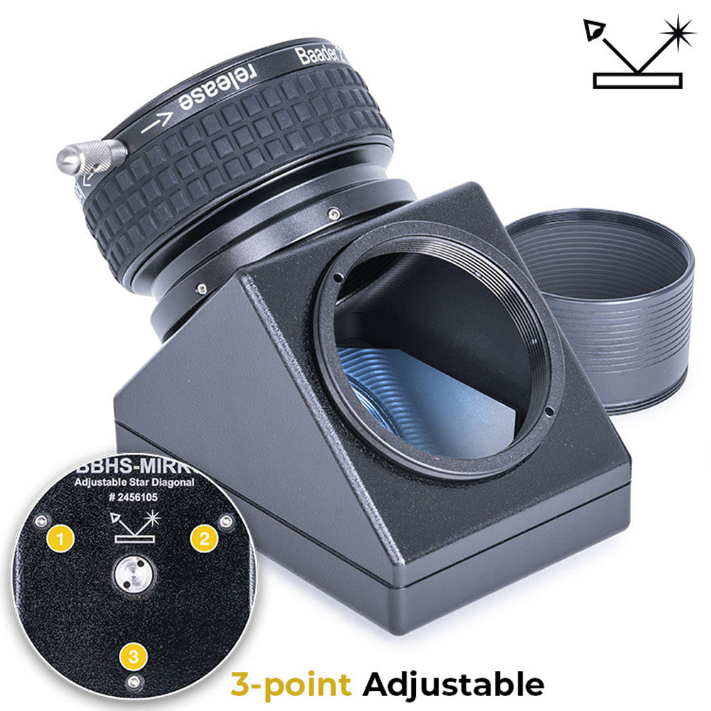 BAADER 2" CLICKLOCK BBHS ADJUSTABLE PRISM DIAGONAL