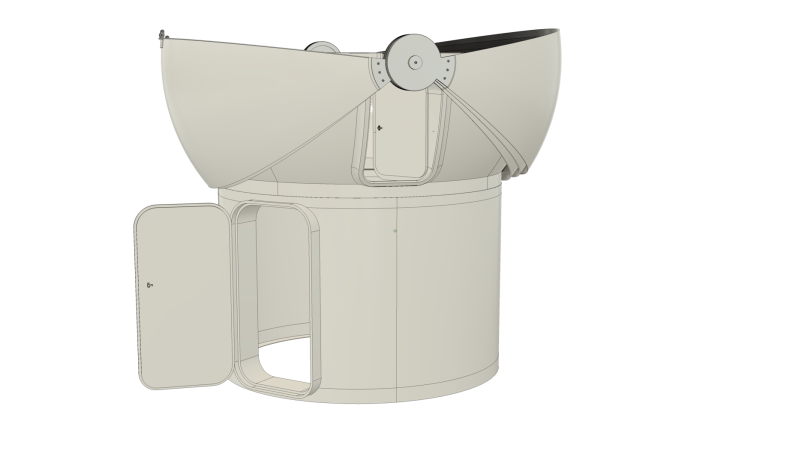 CLAMSHELL DOME  RD-400 - 4 metres