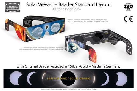BAADER SOLAR VIEWER ASTROSOLAR ECLIPSE GLASSES