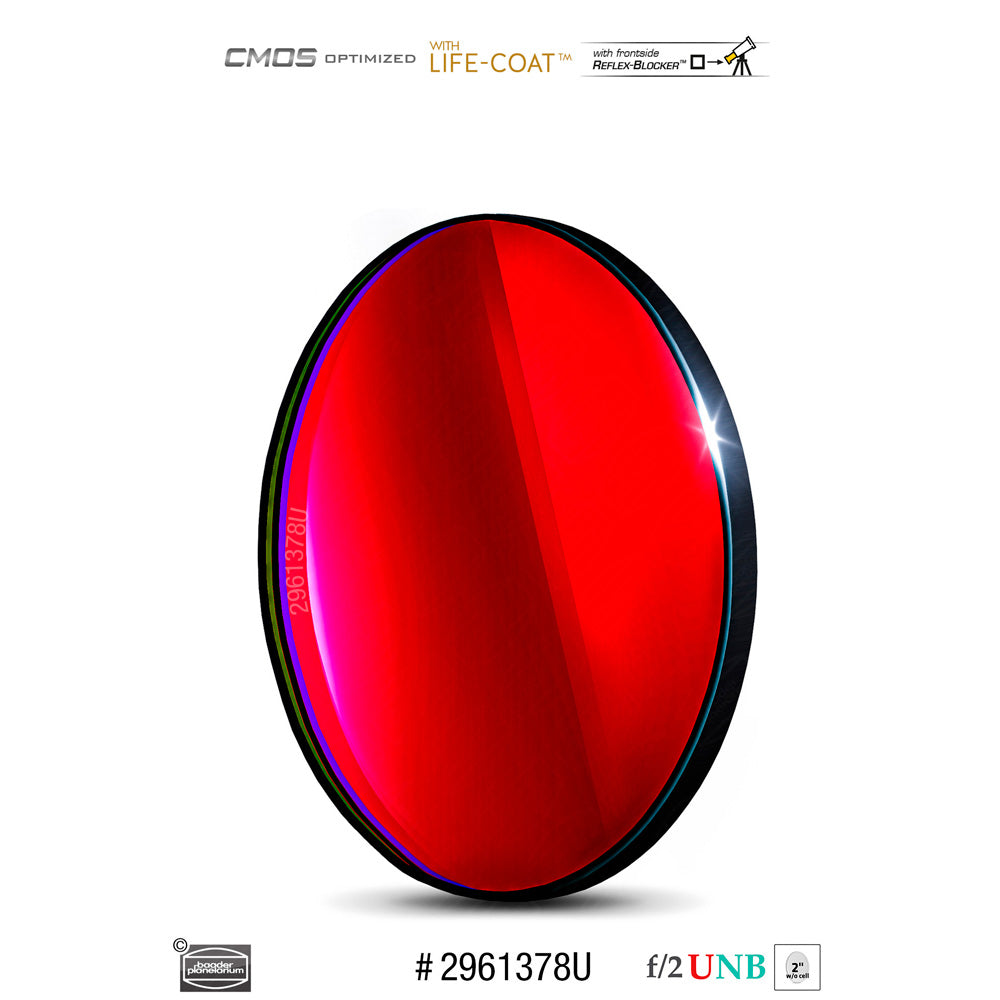 BAADER CMOS H-ALPHA 3.5nm F/2 ULTRA-HIGHSPEED FILTER.