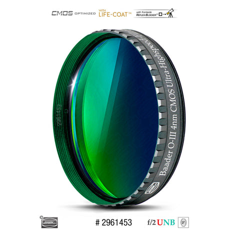 BAADER CMOS O-III 4nm F/2 ULTRA-HIGHSPEED FILTER.