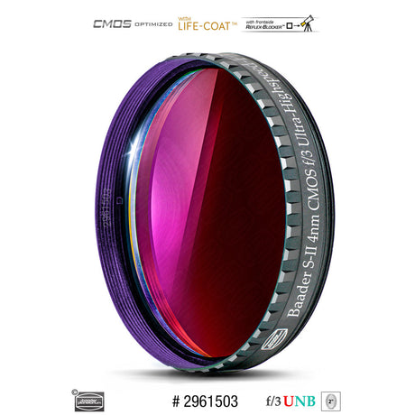 BAADER CMOS S-II 4nm F/3 ULTRA-HIGHSPEED FILTER.