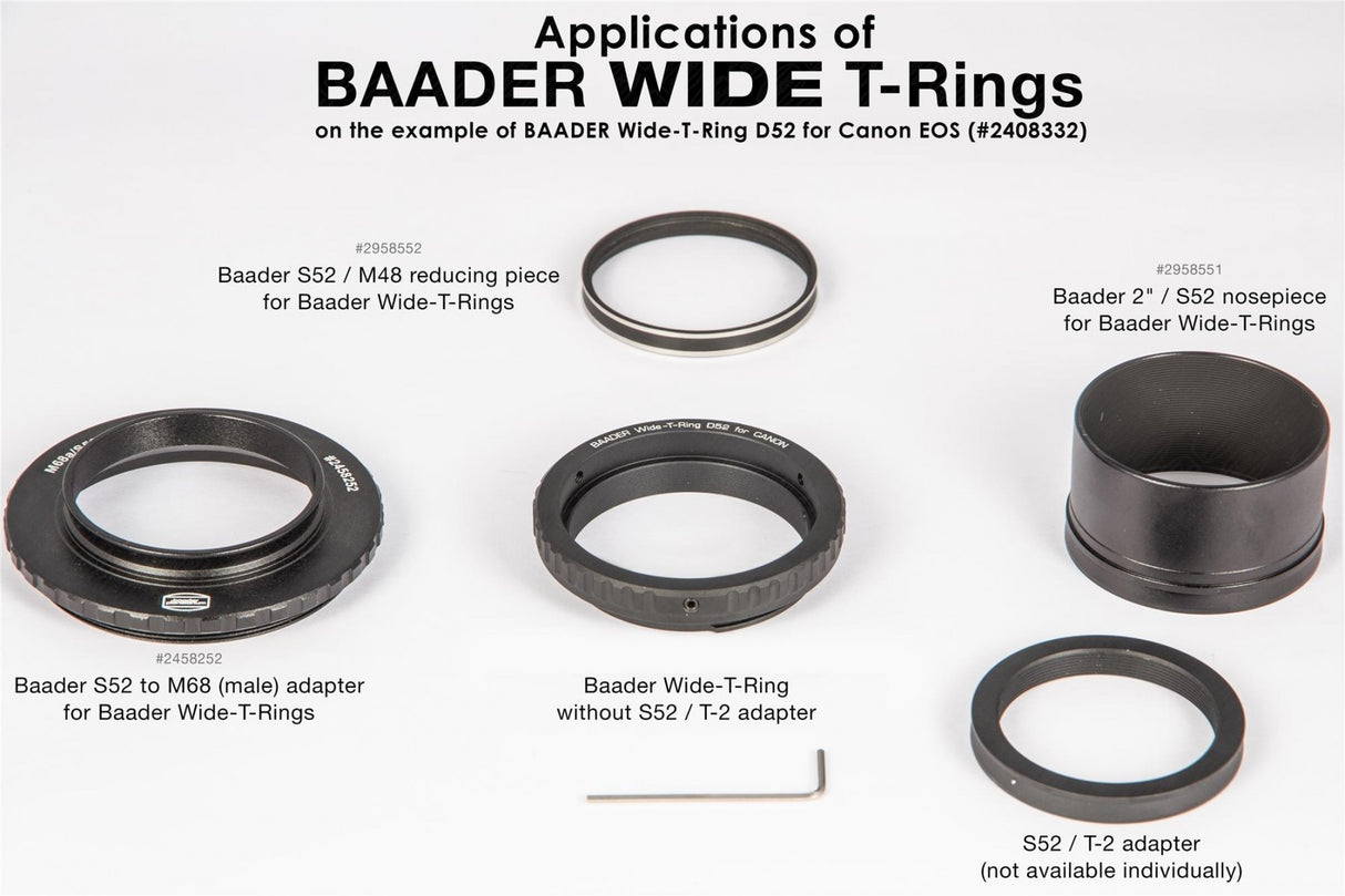 BAADER T-RING FOR NIKON CAMERAS.