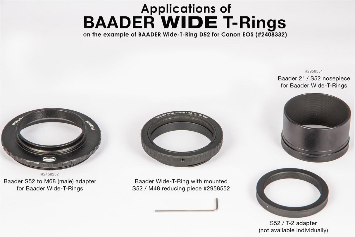 BAADER T-RING FOR NIKON CAMERAS.