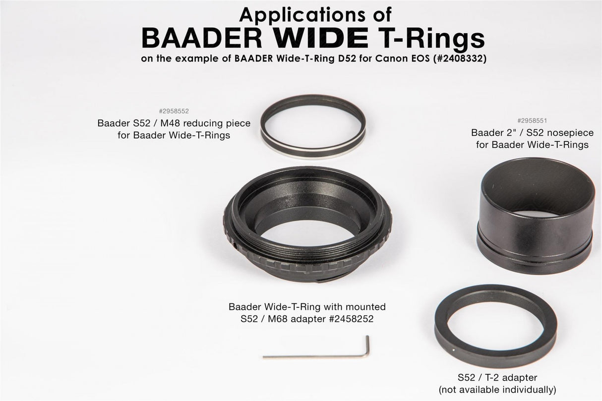 BAADER T-RING FOR NIKON Z CAMERAS.