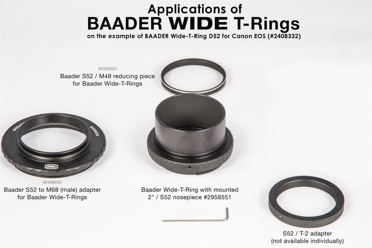 BAADER T-RING FOR NIKON Z CAMERAS.