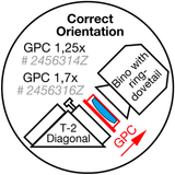 BAADER GLASSPATH CORRECTOR 1.7x FOR BINOVIEWER.