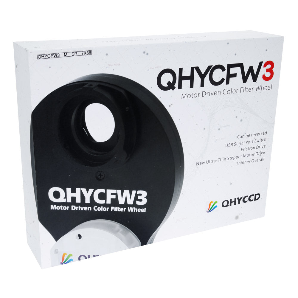 QHY CFW3 MEDIUM FILTER WHEEL 7 x 36mm.