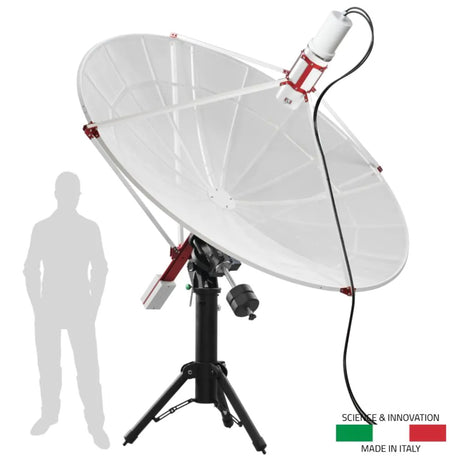 RADIO2SPACE SPIDER 230C 2.3m COMPACT RADIO TELESCOPE.