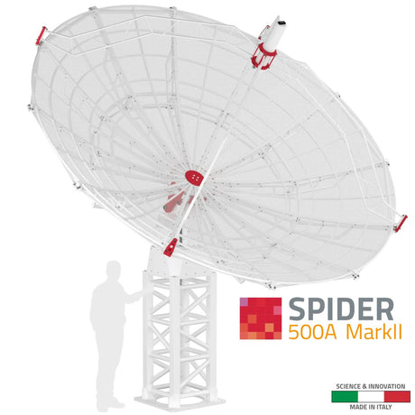 RADIO2SPACE SPIDER 500A MARK II 5m RADIO TELESCOPE.