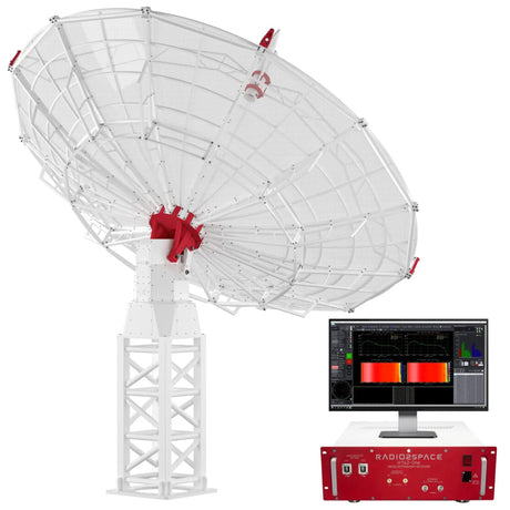 RADIO2SPACE SPIDER 500A MARK II 5m RADIO TELESCOPE.
