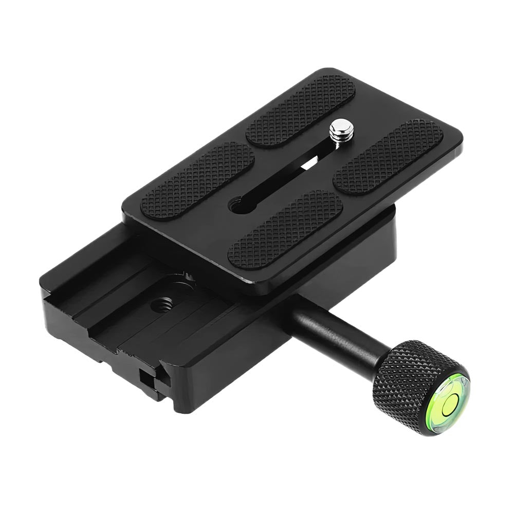 1/4"-20 CAMERA QUICK RELEASE PLATE.