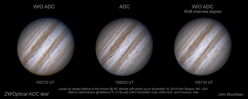 ZWO 1.25" ATMOSPHERIC DISPERSION CORRECTOR.