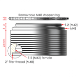 BAADER 2" NOSEPIECE - M42 & M48.