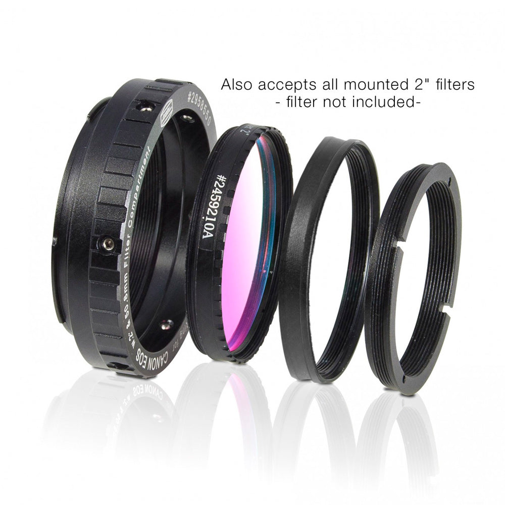 BAADER T-RING FOR CANON EOS W/ FILTER HOLDER.