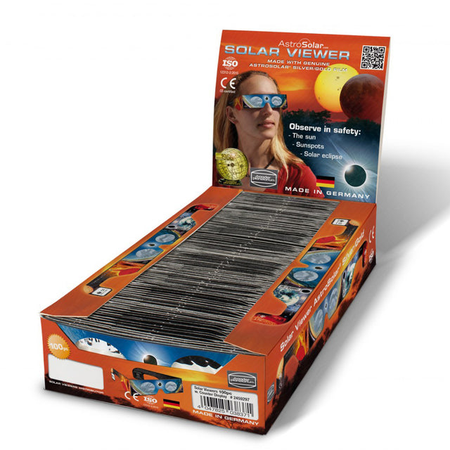 BAADER SOLAR VIEWER ASTROSOLAR ECLIPSE GLASSES 100 PACK.